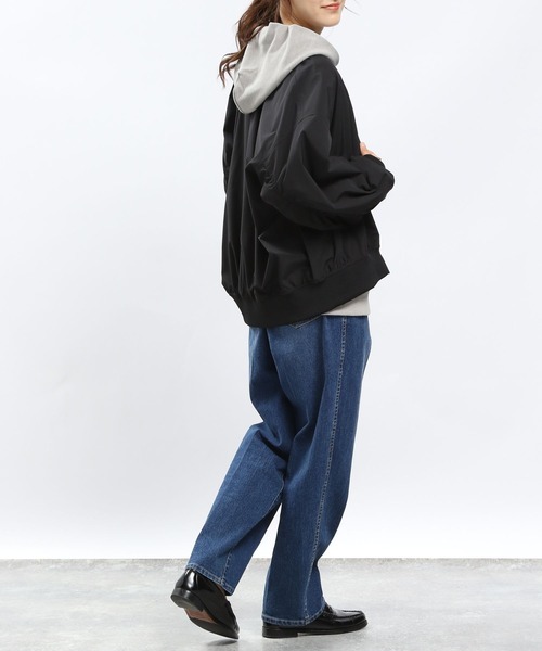 GLOBAL WORK Smile Seed Store（グローバルワーク スマイルシードストア）の「撥水MA-1（MA-1・レディース・ライトブラウン/ブラック/ベージュ/ライトカーキ・MEDIUM/SMALL/LARGE/X-LARGE）」の6枚目の写真