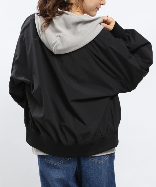 GLOBAL WORK Smile Seed Store（グローバルワーク スマイルシードストア）の「撥水MA-1（MA-1・レディース・ライトブラウン/ブラック/ベージュ/ライトカーキ・MEDIUM/SMALL/LARGE/X-LARGE）」の9枚目の写真