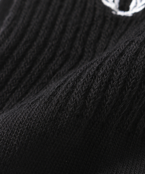 FRED PERRY（フレッドペリー）の「【FRED PERRY / フレッド ペリー】Tipped Short Socks（ソックス/靴下・メンズ・ホワイト/ブラック・FREE）」の5枚目の写真