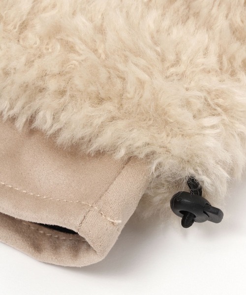 studio CLIP(スタディオクリップ)の「3WAYボアアームウォーマー付きグローブ(手袋・レディース・ブラウン/キャメル/ベージュ・FREE)」の16枚目の写真