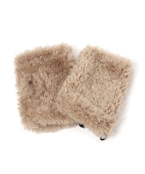 studio CLIP(スタディオクリップ)の「3WAYボアアームウォーマー付きグローブ(手袋・レディース・ブラウン/キャメル/ベージュ・FREE)」の7枚目の写真