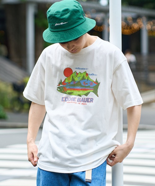 Eddie Bauer(エディーバウアー)の「ロゴ ハット(ハット・メンズ・ベージュ/ブラック/ネイビー/グリーン・F)」の1枚目の写真