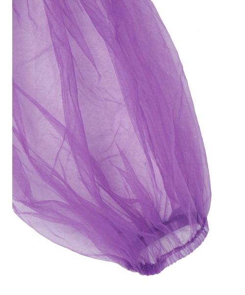 PAMEO POSE（パメオポーズ）の「Anytime Puff Sleeve（シャツ/ブラウス・レディース・ホワイト/パープル/ブラック/グリーン・FREE）」の7枚目の写真