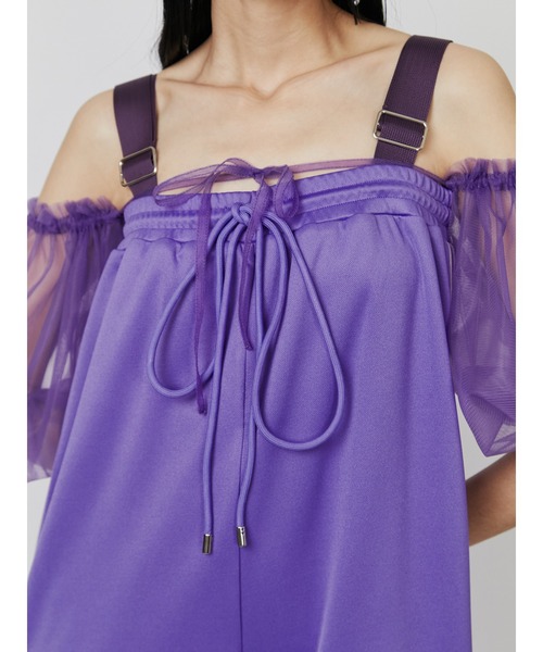 PAMEO POSE（パメオポーズ）の「Anytime Puff Sleeve（シャツ/ブラウス・レディース・ホワイト/パープル/ブラック/グリーン・FREE）」の14枚目の写真