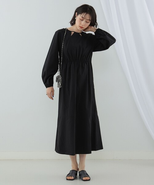 Ray BEAMS(レイビームス)の「Ray BEAMS / バック レースアップ ワンピース(ワンピース・レディース・レッド系その他/ブラック・1/0)」の13枚目の写真