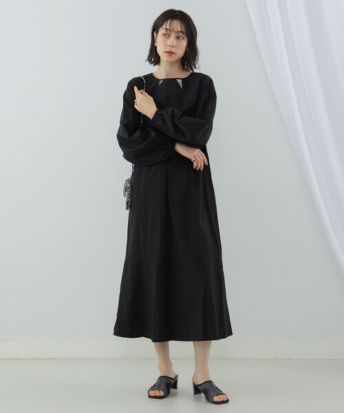 Ray BEAMS(レイビームス)の「Ray BEAMS / バック レースアップ ワンピース(ワンピース・レディース・レッド系その他/ブラック・1/0)」の7枚目の写真
