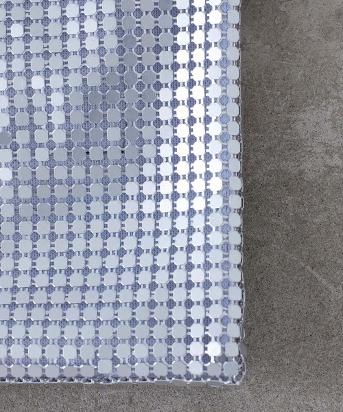 EFOLE（エフォル）の「Metal mesh shoulder bag / メタルメッシュ ショルダー バッグ（ショルダーバッグ・レディース・ブラック/シルバー・FREE）」の8枚目の写真