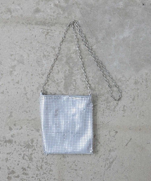 EFOLE（エフォル）の「Metal mesh shoulder bag / メタルメッシュ ショルダー バッグ（ショルダーバッグ・レディース・ブラック/シルバー・FREE）」の11枚目の写真