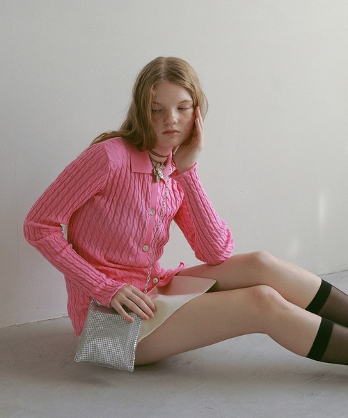 EFOLE（エフォル）の「Metal mesh shoulder bag / メタルメッシュ ショルダー バッグ（ショルダーバッグ・レディース・ブラック/シルバー・FREE）」の9枚目の写真