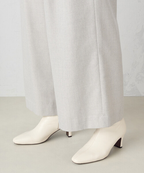 COMME CA ISM(コムサイズム)の「ヘリンボーン ワイドパンツ(その他パンツ・レディース・ブラック/グレイッシュベージュ・SMALL/MEDIUM/LARGE)」の9枚目の写真