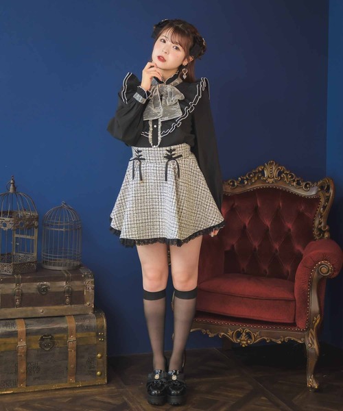 ROJITA（ロジータ）の「パールボウタイフリルブラウス（シャツ/ブラウス・レディース・ピンク/ホワイト/ブラック・FREE）」の13枚目の写真