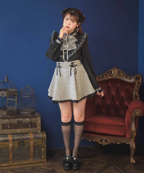 ROJITA（ロジータ）の「パールボウタイフリルブラウス（シャツ/ブラウス・レディース・ピンク/ホワイト/ブラック・FREE）」の14枚目の写真