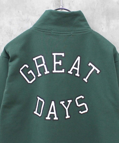 THE CASUAL(カジュアル)の「【ユニセックス】裏起毛 ワイドシルエット ハーフZIPトレーナー(スウェット・キッズ・ネイビー/グレー系/ブラック系/グリーン/グリーン系/サックスブルー/ブラック/杢グレー・160cm/120cm/110cm/140cm/150cm/130cm)」の9枚目の写真