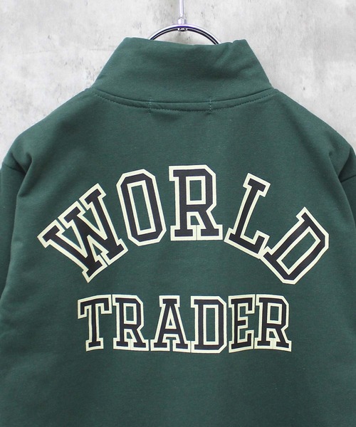 THE CASUAL(カジュアル)の「【ユニセックス】裏起毛 ワイドシルエット ハーフZIPトレーナー(スウェット・キッズ・ネイビー/グレー系/ブラック系/グリーン/グリーン系/サックスブルー/ブラック/杢グレー・160cm/120cm/110cm/140cm/150cm/130cm)」の13枚目の写真