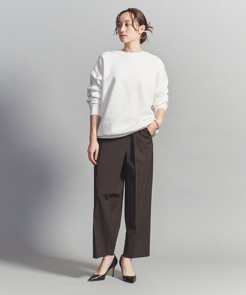 BEAUTY&YOUTH UNITED ARROWS（ビューティーアンドユースユナイテッドアローズ）の「【WEB限定】スーパービッグ クルーネック スウェット（スウェット・メンズ・ブラック/ダークグレー/グレー/マスタード/ホワイト・XL/L/S/M）」の8枚目の写真