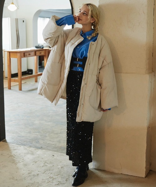 Birthday room（バースデイルーム）の「スパンコールラメスカート（スカート・レディース・ブラック/シルバー・FREE）」の22枚目の写真