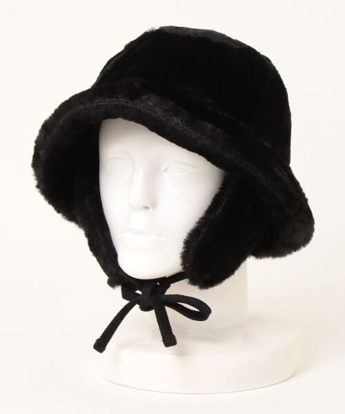 VICKY(ビッキー)の「【KOREAN ITEM】耳当てファーバケットハット(ハット・レディース・ベージュ/ブラック・M)」の20枚目の写真
