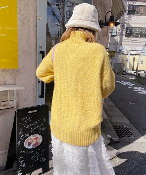 VICKY(ビッキー)の「【KOREAN ITEM】耳当てファーバケットハット(ハット・レディース・ベージュ/ブラック・M)」の13枚目の写真