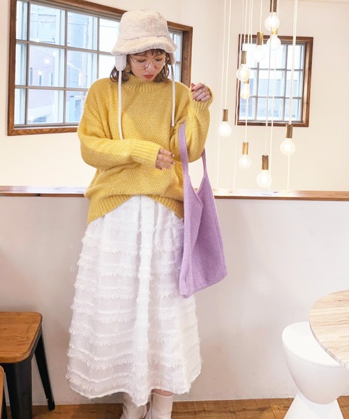 VICKY(ビッキー)の「【KOREAN ITEM】耳当てファーバケットハット(ハット・レディース・ベージュ/ブラック・M)」の18枚目の写真