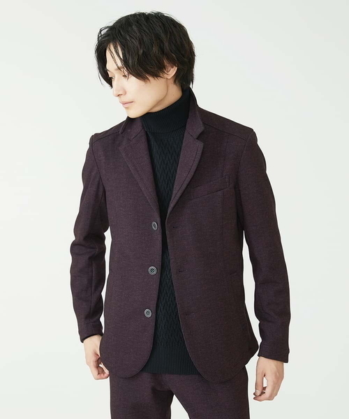 MK MICHEL KLEIN HOMME (エムケーミッシェルクランオム)の「タートルネックニット / ツイルへリンボン(ニット/セーター・メンズ・ブルー/ホワイト・48/46)」の20枚目の写真