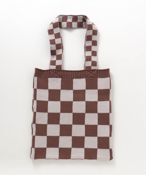 BREEZE（ブリーズ）の「【ファミリーリンク】WEB限定 ゆずみつといっしょチェッカーバッグ（トートバッグ・キッズ・ブラウン/ブルー・FREE）」の7枚目の写真