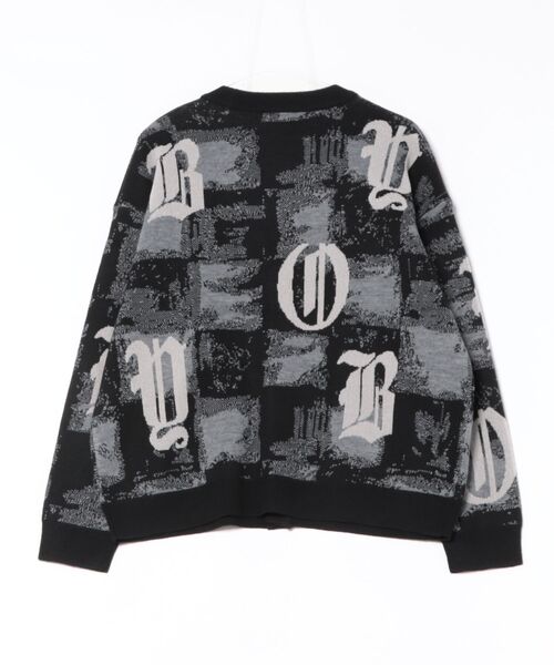 BOY LONDON(ボーイロンドン)の「【BOY LONDON】MOSAIC PATTERNED KNIT CARDIGAN(カーディガン/ボレロ・メンズ・ブラック・M/X-SMALL/L)」の22枚目の写真