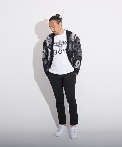 BOY LONDON(ボーイロンドン)の「【BOY LONDON】MOSAIC PATTERNED KNIT CARDIGAN(カーディガン/ボレロ・メンズ・ブラック・M/X-SMALL/L)」の11枚目の写真