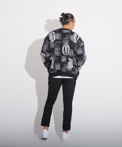 BOY LONDON(ボーイロンドン)の「【BOY LONDON】MOSAIC PATTERNED KNIT CARDIGAN(カーディガン/ボレロ・メンズ・ブラック・M/X-SMALL/L)」の12枚目の写真