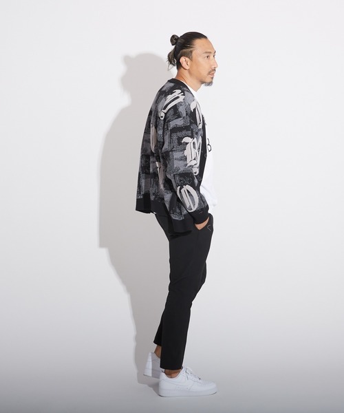 BOY LONDON(ボーイロンドン)の「【BOY LONDON】MOSAIC PATTERNED KNIT CARDIGAN(カーディガン/ボレロ・メンズ・ブラック・M/X-SMALL/L)」の14枚目の写真