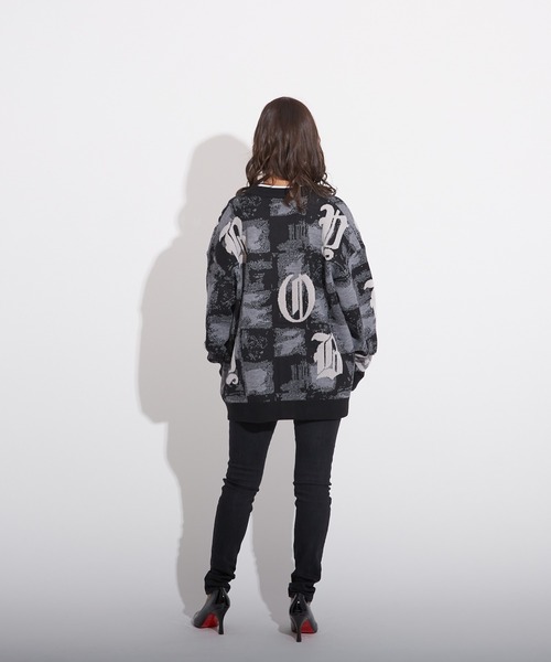 BOY LONDON(ボーイロンドン)の「【BOY LONDON】MOSAIC PATTERNED KNIT CARDIGAN(カーディガン/ボレロ・メンズ・ブラック・M/X-SMALL/L)」の20枚目の写真