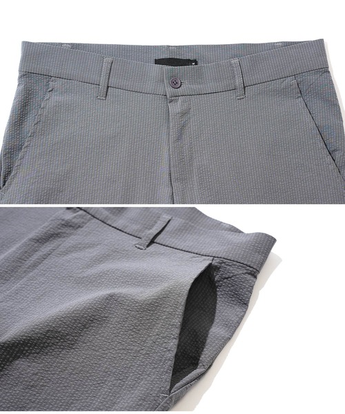 roshell（ロシェル）の「シアサッカースリムテーパードパンツ（その他パンツ・メンズ・ブラック/グレー・LARGE/MEDIUM）」の7枚目の写真