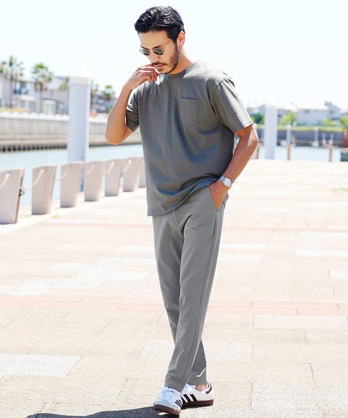 roshell（ロシェル）の「シアサッカースリムテーパードパンツ（その他パンツ・メンズ・ブラック/グレー・LARGE/MEDIUM）」の13枚目の写真