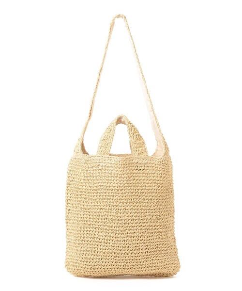 BEAMS BOY（ビームスボーイ）の「BEAMS BOY / ペーパー ショルダーバッグ 24SS（ショルダーバッグ・レディース・ブラック/ホワイト系その他7・ONE SIZE）」の8枚目の写真