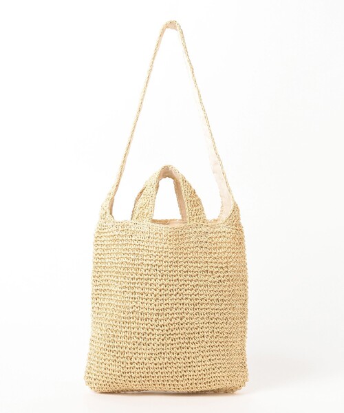 BEAMS BOY（ビームスボーイ）の「BEAMS BOY / ペーパー ショルダーバッグ 24SS（ショルダーバッグ・レディース・ブラック/ホワイト系その他7・ONE SIZE）」の10枚目の写真