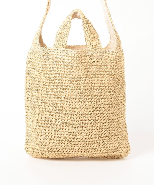 BEAMS BOY（ビームスボーイ）の「BEAMS BOY / ペーパー ショルダーバッグ 24SS（ショルダーバッグ・レディース・ブラック/ホワイト系その他7・ONE SIZE）」の11枚目の写真