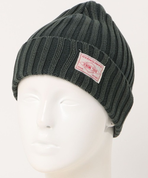 BIG MIKE ビッグマイク/ ピグメントコットン ニットキャップ