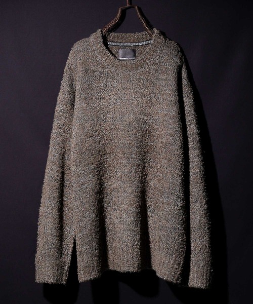 NUMBER (N)INE(ナンバーナイン)の「NUMBER (N)INE/ナンバーナイン SHORT FEATHER KNIT PULLOVER(ニット/セーター・メンズ・ブラック/オリーブ/グレー・3/4/2)」の3枚目の写真