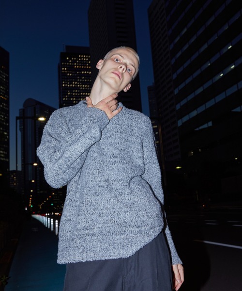 NUMBER (N)INE(ナンバーナイン)の「NUMBER (N)INE/ナンバーナイン SHORT FEATHER KNIT PULLOVER(ニット/セーター・メンズ・ブラック/オリーブ/グレー・3/4/2)」の12枚目の写真