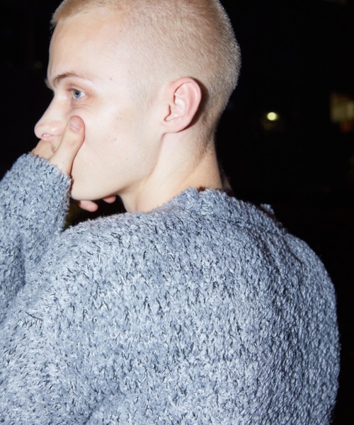 NUMBER (N)INE(ナンバーナイン)の「NUMBER (N)INE/ナンバーナイン SHORT FEATHER KNIT PULLOVER(ニット/セーター・メンズ・ブラック/オリーブ/グレー・3/4/2)」の16枚目の写真