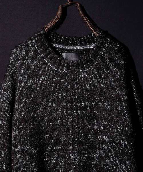 NUMBER (N)INE(ナンバーナイン)の「NUMBER (N)INE/ナンバーナイン SHORT FEATHER KNIT PULLOVER(ニット/セーター・メンズ・ブラック/オリーブ/グレー・3/4/2)」の19枚目の写真