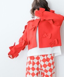 リボンカーディガン　 100821