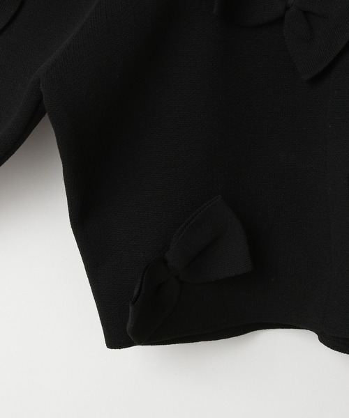 LOWRYS FARM（ローリーズファーム）の「リボンカーディガン　 100821（カーディガン/ボレロ・キッズ・ネイビー/ブラック/レッド・110cm/120cm/130cm/140cm/150cm）」の18枚目の写真