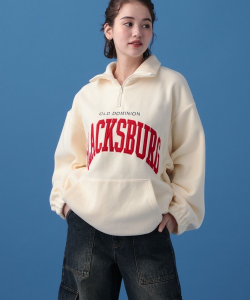 PBLIM（ページボーイリム）の「PBLIM/フリースハーフジップ（その他トップス・レディース・ライトブルー/ピンク/ライトベージュ・MEDIUM/LARGE）」の4枚目の写真