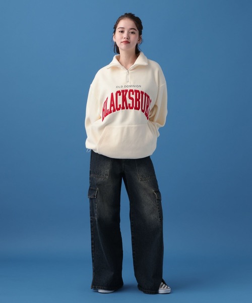 PBLIM（ページボーイリム）の「PBLIM/フリースハーフジップ（その他トップス・レディース・ライトブルー/ピンク/ライトベージュ・MEDIUM/LARGE）」の8枚目の写真