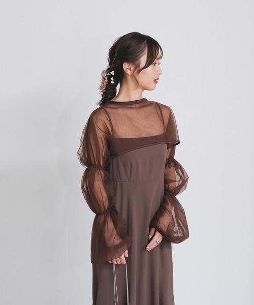 CHACO (FLOWER ACCESSORY)(チャコ)の「【CHACO×Kastane】フラワー髪飾り オレンジゴールドSET(その他ヘアアクセサリー・レディース・オレンジ・FREE)」の16枚目の写真