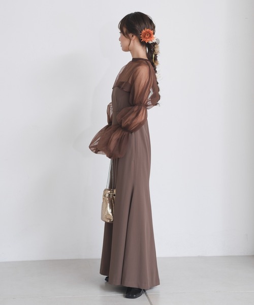 CHACO (FLOWER ACCESSORY)(チャコ)の「【CHACO×Kastane】フラワー髪飾り オレンジゴールドSET(その他ヘアアクセサリー・レディース・オレンジ・FREE)」の19枚目の写真