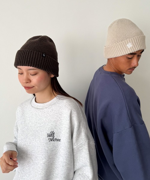 CANAL JEAN（キャナルジーン）の「choice_cnl×Daches　刺繍ニットCAP（ニットキャップ/ビーニー・レディース・ベージュ/ブラウン・ONE SIZE）」の3枚目の写真