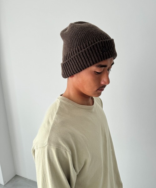 CANAL JEAN（キャナルジーン）の「choice_cnl×Daches　刺繍ニットCAP（ニットキャップ/ビーニー・レディース・ベージュ/ブラウン・ONE SIZE）」の10枚目の写真