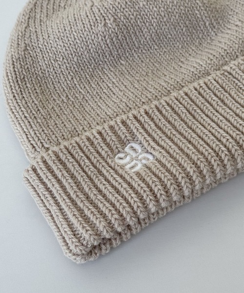CANAL JEAN（キャナルジーン）の「choice_cnl×Daches　刺繍ニットCAP（ニットキャップ/ビーニー・レディース・ベージュ/ブラウン・ONE SIZE）」の17枚目の写真