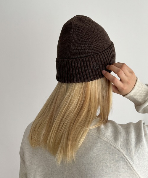CANAL JEAN（キャナルジーン）の「choice_cnl×Daches　刺繍ニットCAP（ニットキャップ/ビーニー・レディース・ベージュ/ブラウン・ONE SIZE）」の21枚目の写真